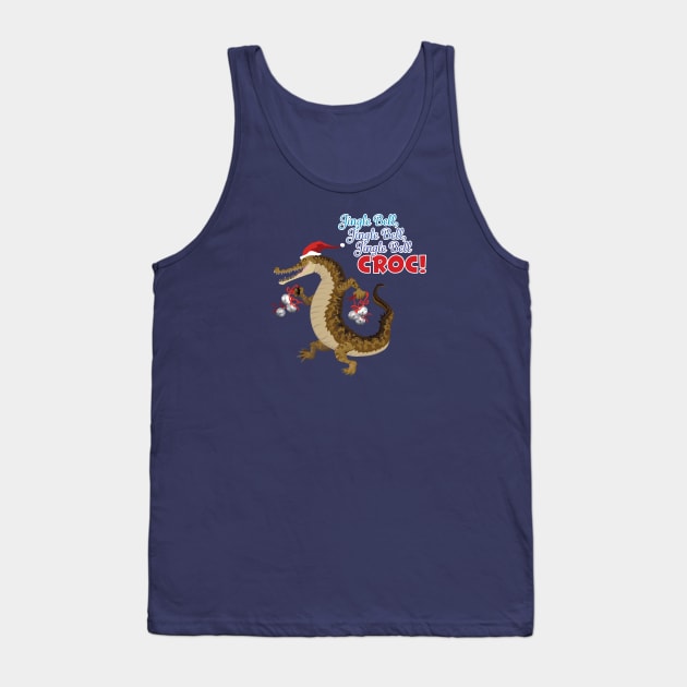 Jingle Bell Croc Tank Top by Peppermint Narwhal